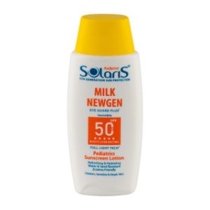 لوسیون ضد آفتاب کودک آردن مدل Milk Newgen با +SPF50 حجم 100 میلی لیتر