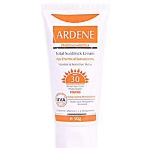 کرم ضد آفتاب رنگی آردن با SPF30 مناسب پوست نرمال و حساس حجم 50 گرم