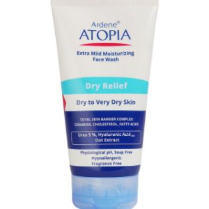 شوینده صورت مرطوب کننده اوره 5% مدل Dry Relief اتوپیا آردن