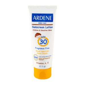 لوسیون ضد آفتاب کودکان آردن مدل Fragrance Free با SPF30 حجم 75 گرم