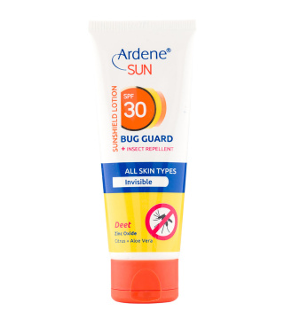 لوسیون ضد آفتاب آردن SPF30 با خاصیت دافع حشرات حجم 75 میلی لیتر
