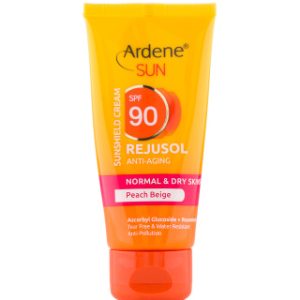 کرم ضد آفتاب رنگی و ضد چروک آردن سان SPF90 مدل Rejusol مناسب پوست معمولی و حساس حجم 50 میلی لیتر