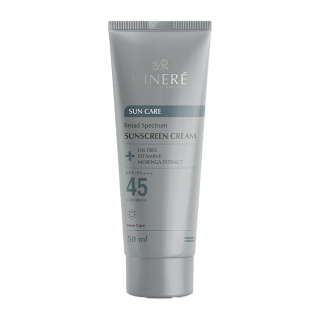 کرم ضد آفتاب بی رنگ سینره با SPF45