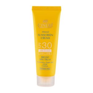 کرم ضد آفتاب بی رنگ سینره با SPF30