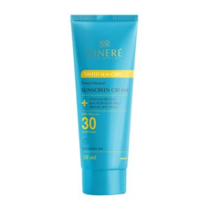 کرم ضد آفتاب رنگی سینره با SPF30 مناسب انواع پوست
