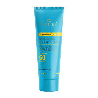 کرم ضد آفتاب رنگی سینره با SPF50
