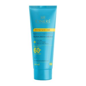 کرم ضد آفتاب رنگی سینره SPF60 مناسب پوست چرب حجم 50 میلی لیتر