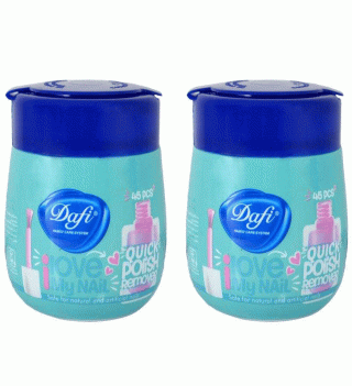 پد لاک پاک کن مدل I Love My Nail پک 2 عددی دافی