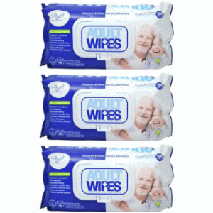 دستمال مرطوب مدل Adult Wipes بسته 3 عددی دافی