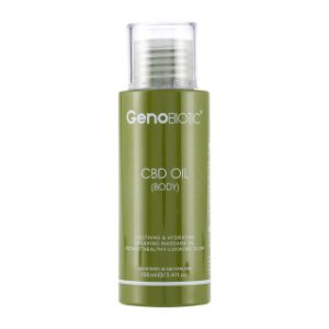 روغن رطوبت رسان CBD ژنوبایوتیک مناسب پوست بدن حجم 100 میلی لیتر