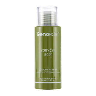 روغن رطوبت رسان CBD ژنوبایوتیک مناسب پوست بدن حجم 100 میلی لیتر
