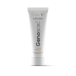 ضد آفتاب بی رنگ ژنوبایوتیک مدل Sunogen با SPF 50 مناسب پوست چرب و مختلط حجم 50 میلیلیتر