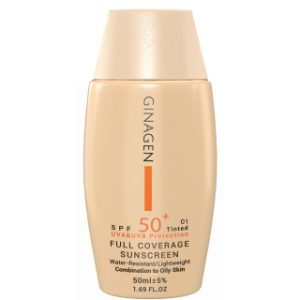 کرم ضد آفتاب رنگی مدل Full Coverage با spf 50 مناسب پوست چرب و مختلط حجم 50 میلی لیتر