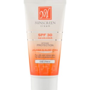 کرم ضد آفتاب بی رنگ مای با SPF30 مناسب پوست چرب و مختلط حجم 50 میلی لیتر