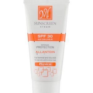 کرم ضد آفتاب بی رنگ مای با SPF30 مناسب پوست نرمال تا خشک حجم 50 میلی لیتر