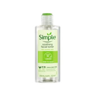 تونر آرامش بخش صورت سیمپل مدل Soothing Facial Toner مناسب انواع پوست حجم 200 میلی لیتر