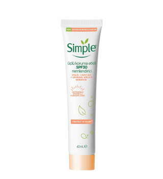 کرم ضد آفتاب و ضد لک بی رنگ سیمپل با SPF30 مناسب انواع پوست حجم 40 میلی لیتر