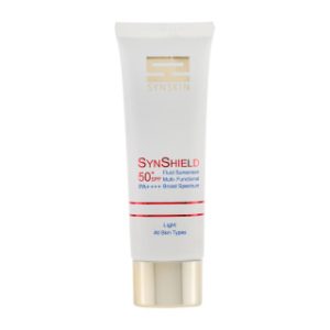 فلوئید ضد آفتاب رنگی ساین اسکین مدل SynShield مناسب انواع پوست حجم 50 میلی لیتر