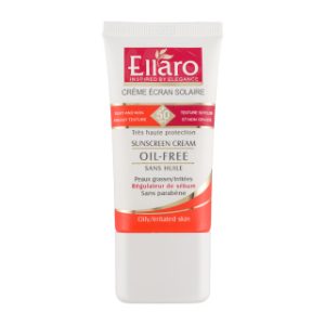 کرم ضد آفتاب بی رنگ الارو SPF50 فاقد چربی 40 میل