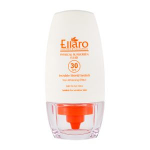 خرید فلوئید ضد آفتاب بی رنگ الارو SPF30 مخصوص پوست حساس