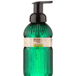 تمیز کننده و ضدعفونی کننده پوست دست + حاوی عصاره مورینگا و روغن ماکادمیا + نرم و لطیف کننده پوست دست + دارای بافت فومی سبک و مصرف اقتصادی + رایحه خوشبو و ملایم + مناسب استفاده روزانه