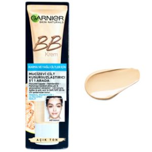 بی بی کرم رنگ روشن مخصوص پوست های چرب و مختلط حاوی SPF-20 حجم 40 میل گارنیر