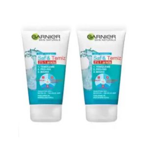 پک 2 عددی اسکراب پاک کننده ی 3 منظوره ی Pure Active گارنیه 150 میل گارنیر