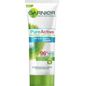فوم شستشو مدل Pure Active Matcha حجم 100میل گارنیر