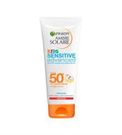 شیر ضد آفتاب کودک گارنیر مدل SENSITIVE advanced (SPF 50+) حجم 200 میل گارنیر