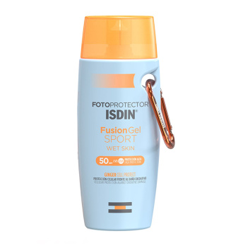 کرم ضد آفتاب بی رنگ ایزدین مدل Fusion Gel با SPF50 مناسب انواع پوست حجم 100 میلی لیتر