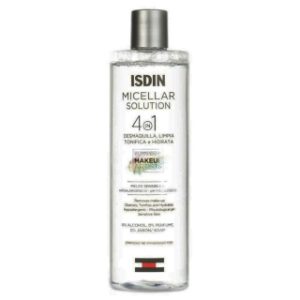 محلول پاک کننده آرایش صورت ایزدین مدل Micellar Solution حجم 400 میلی لیتر