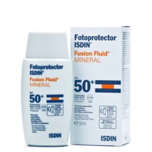 فلوئید ضد آفتاب بی رنگ ایزدین مدل Mineral با SPF50 مناسب پوست خشک و حساس حجم 50 میلی لیتر فلوئید ضد آفتاب بی رنگ ایزدین مدل Mineral با SPF50 مناسب پوست خشک و حساس حجم 50 میلی لیتر