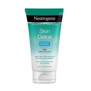 اسکراب پاکسازی کننده و جوانساز پوست صورت نوتروژینا مدل Skin Detox حجم 150 میلی لیتر